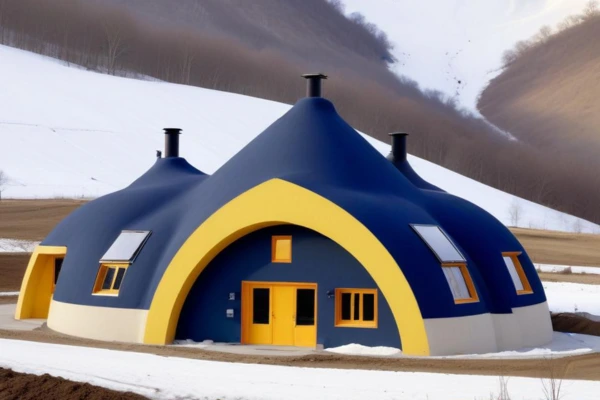 Casa Criativa Isolamento Eficiente Neve ou Muito Sol